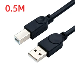 High Speed USB 2.0 Cable - Premium Male to B Printer Cord (0.5M)