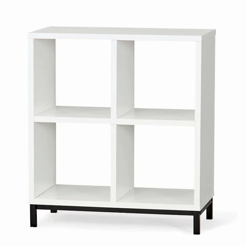

Better Homes & Gardens 4-Cube Organizer with Metal Base White