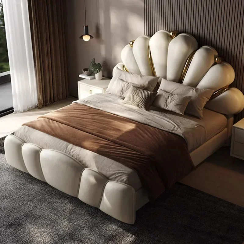 Nordic Princess Letto Matrimoniale In Legno King High End King Size Frame Letto Matrimoniale Beauty Sleeping Letto Matrimoniale Mobili Alla Moda