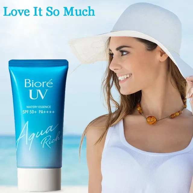 BIORE UV Aqua Rich Watery Essence SPF50+ Sunblock Sunscreen 50g Whitening Moisturizing Face Body Sunscreen Korean Cosmetics Care