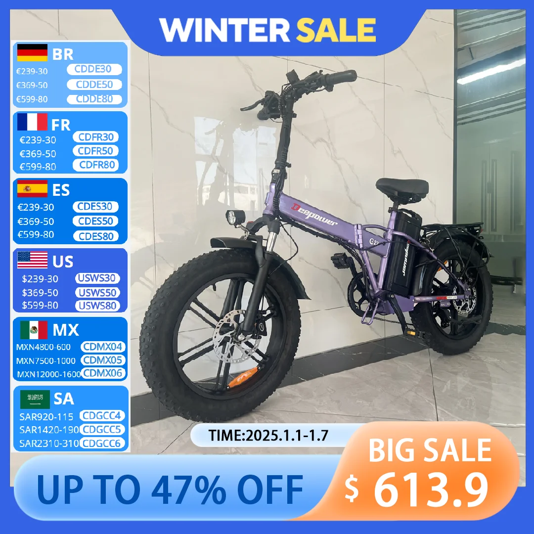 Electric Bike ZPW Electric bike for Adults 2000W 48V35AH 60KM/H Ebike motorcycle 20&ldquo;*4.0 Off Road Tyre Mountain Foldable Electric Bicycles