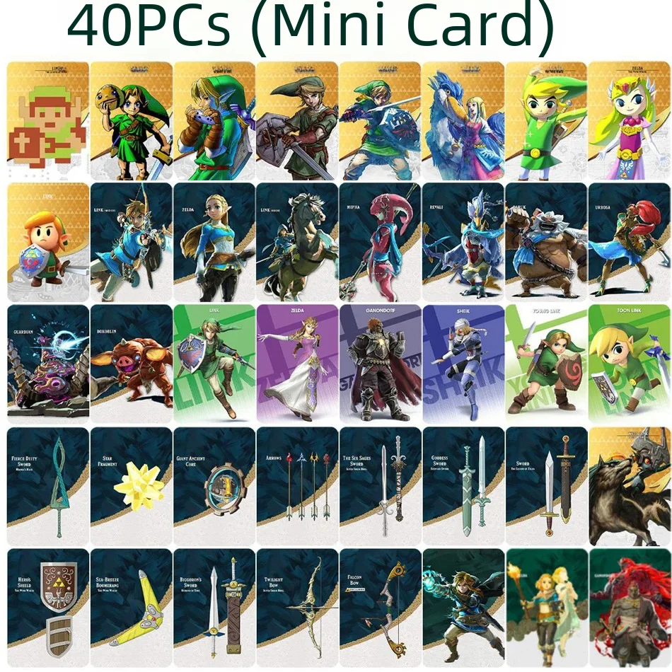Amiibo Cards Splatoon Zelda Apply to The Legend of Zelda Tears of the Kingdom and Breath of the Wild NFC