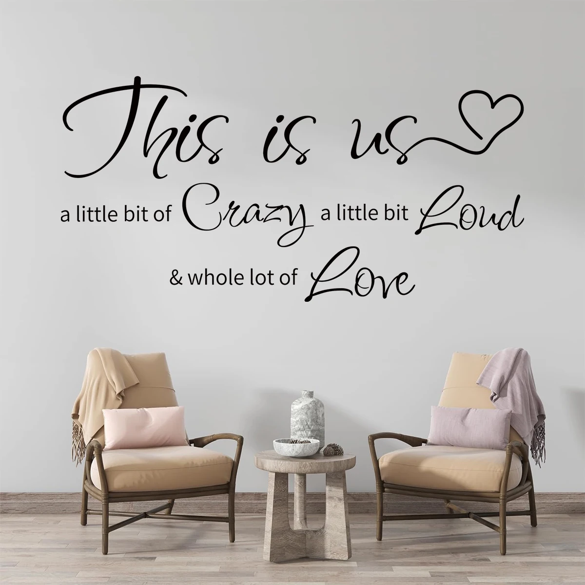 “This Is Us” Wall Sticker 2