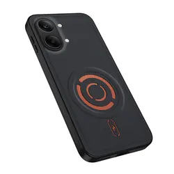 Luxury Magnetic Silicone Shockproof Protective Phone Case Cover for Poco X8 Pro (Kjb xk - Black)