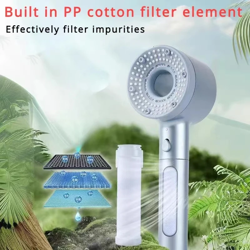 Xiaomi Mijia 5 Modes Pressure Boost Shower Head High-pressure  Head Technology Sensing  Household Set Bathroom Accessories 4