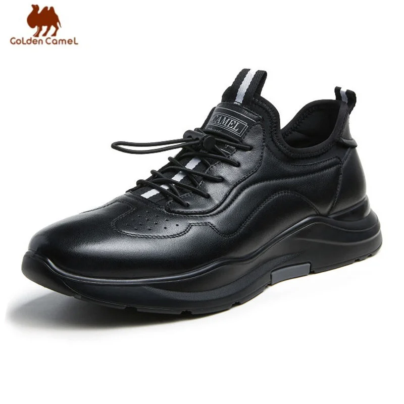 

Shoes Men Autumn Winter Male Sneakers Plus Velvet Soft Sole Sport Running Leather Shoes for Men Waterproof