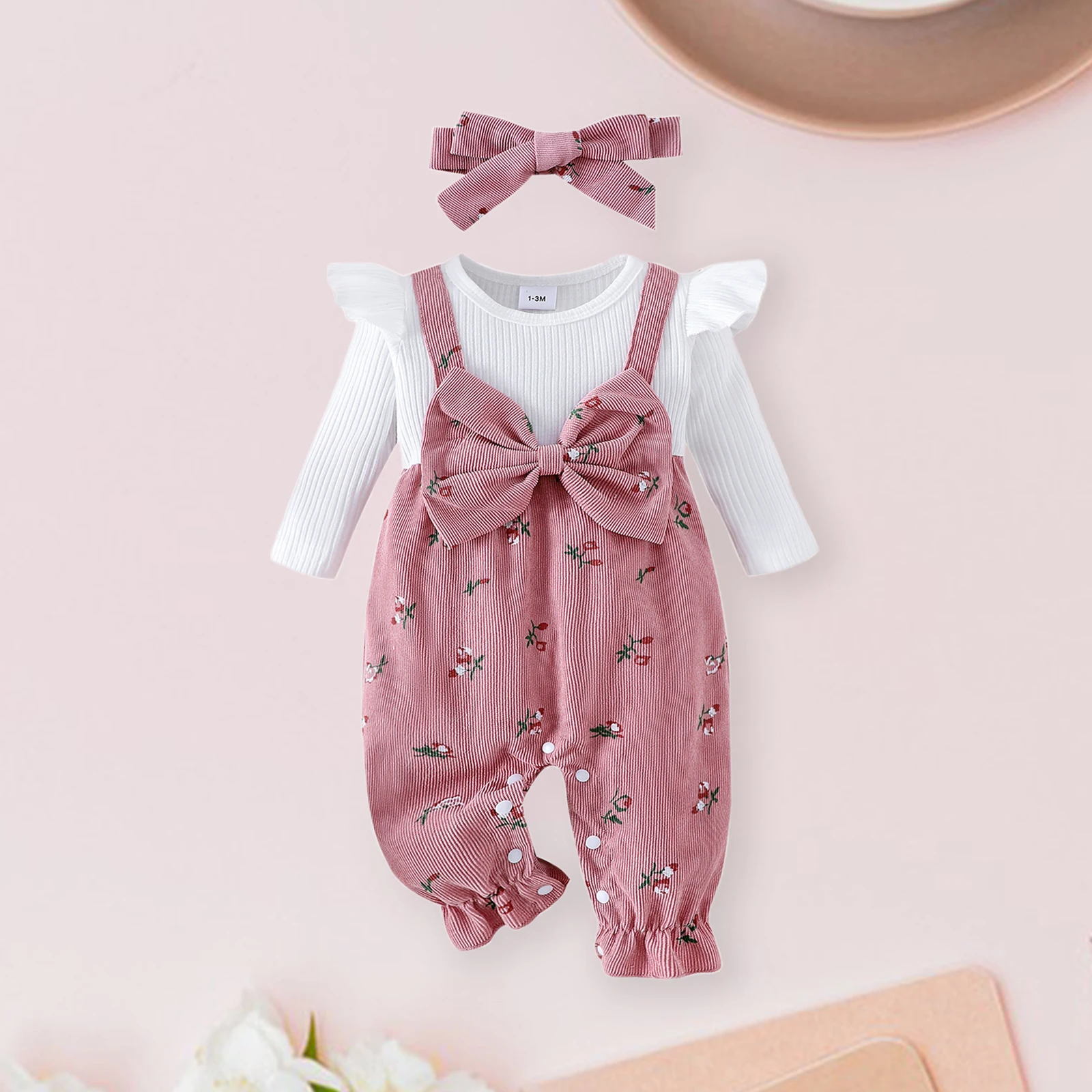 Baby Girls Romper Set 2