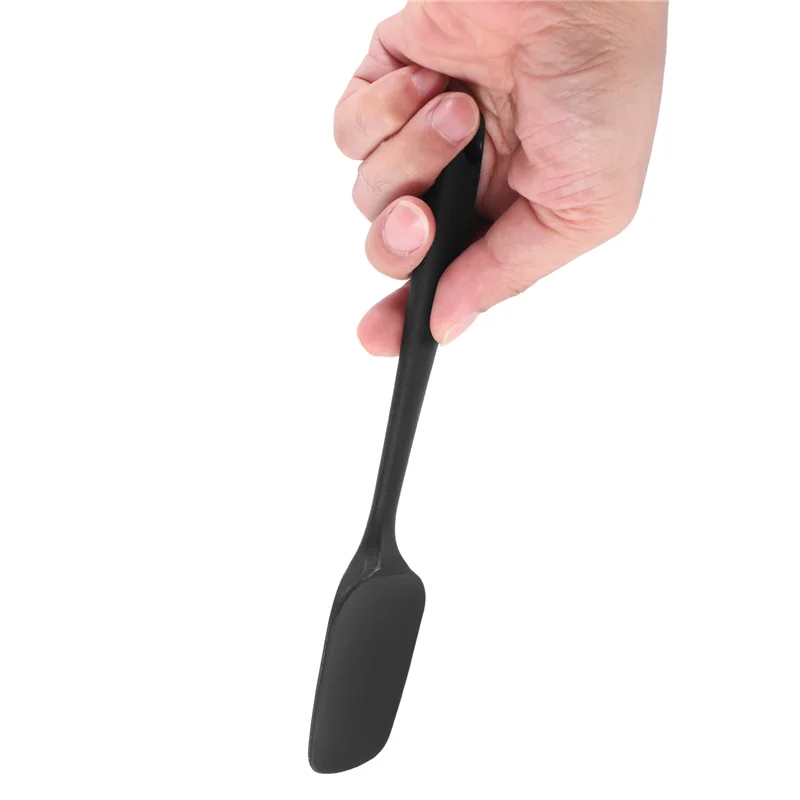 

3 Pcs Silicone Spatula Black High Temperature Resistant Bpa-Free Rubber Spatula Cooking and Baking Kitchen Spatula