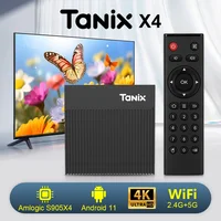 Original Tanix X4 Android 11.0 TV BOX Amlogic S905X4 4GB 32GB 2.4G&5G Dual Wifi 4K 4GB64GB Smart Set Top Box Media Player - Image 2