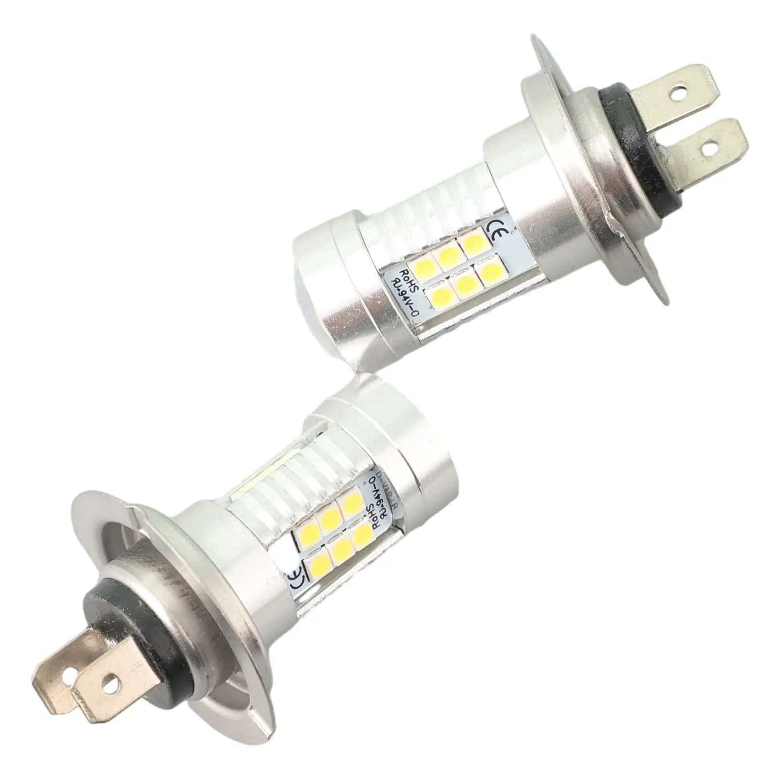 H7 LED Headlight Bulb Kit High/Low Beam 6000K White Accessories Waterproof Fast Thermal Diffusion Heat-resistant 2x