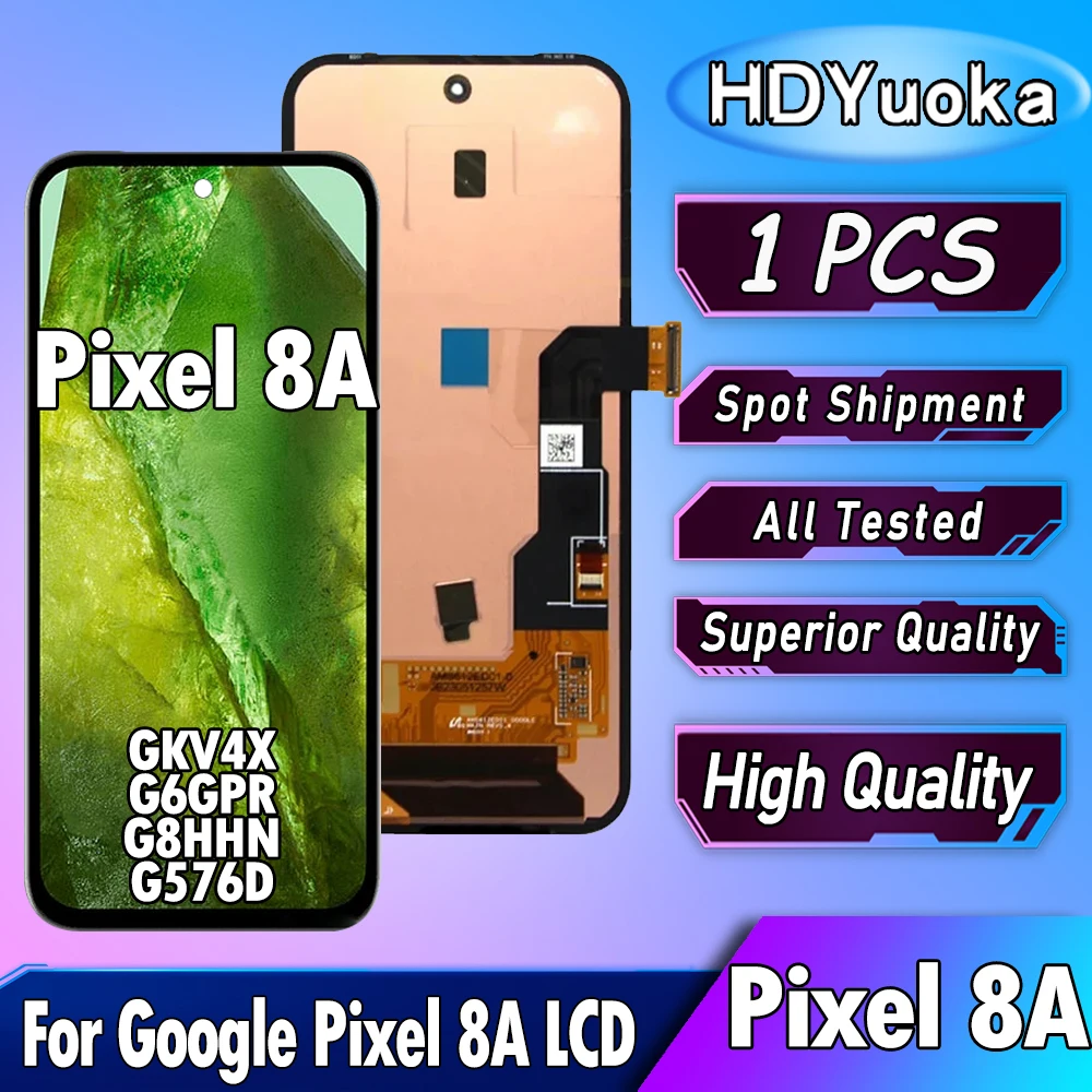 Google Pixel 8a,タッチデジタイザー,オリジナル,gkv4x,g6gpr