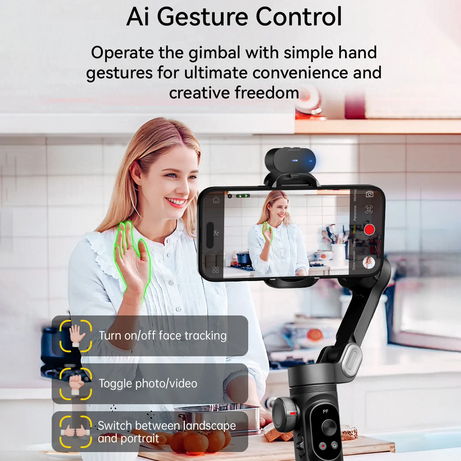 AOCHUAN Smart Xpro AI Tracking Sensor Gimbal (No App
