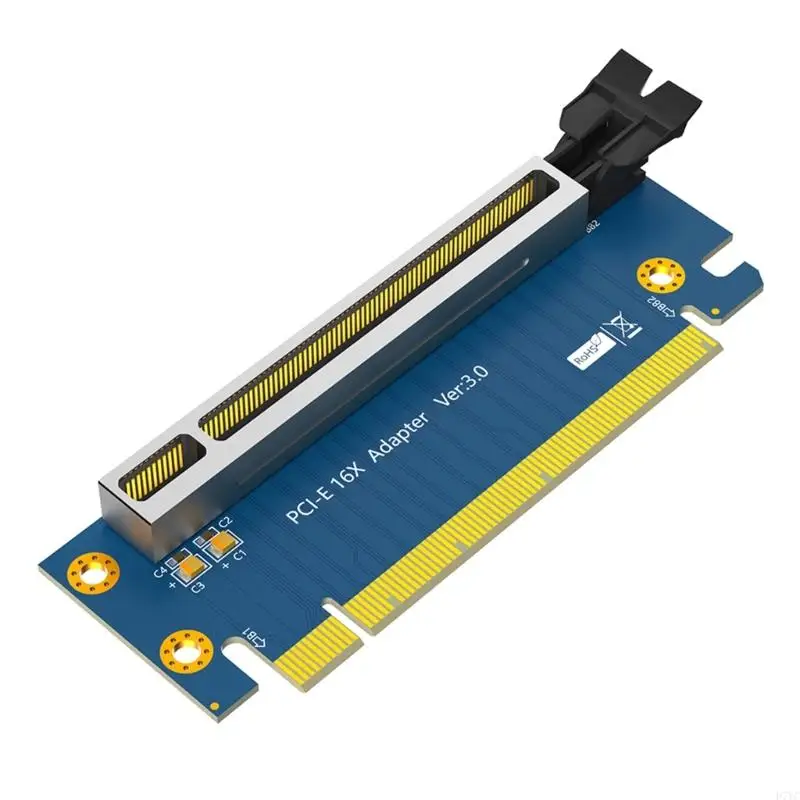 D7YC Pcie 16x Risers Card 90 Degree Risers Adapter Card for 1U 2U Server Case Data Transmission Transfer