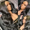 32 34 Inch 360 Lace Wig Human Hair Wigs For Women 4x4 Closure Wigs 13x4 Frontal Loose Body Wave Lace Front Wig Pre Plucked Bling 4