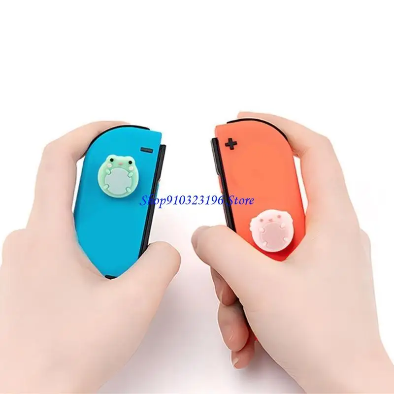 Q1JF 4개 게임 액세서리 NS용 교체 조이스틱 썸스틱 캡