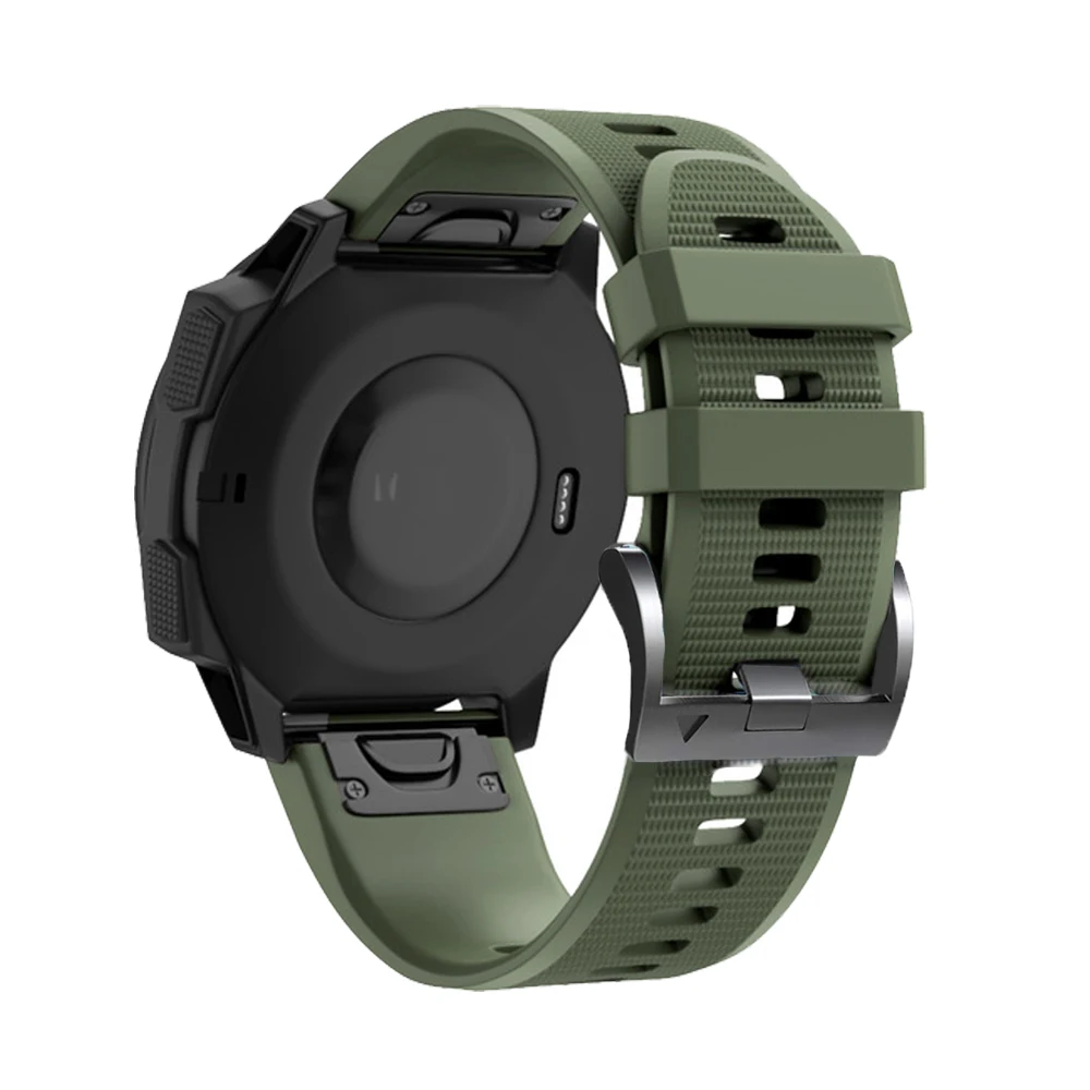 Фото Ремешок силиконовый QuickFit для часов Garmin Epix Pro 2 51 мм 47 мм Fenix 7X 7 6X 6 Pro 5 5X Plus, 26 мм 22 мм №4