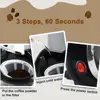 110V/220V 450W Household Electric Steam Drip Coffee Maker Automatic Dual Cup Coffee Machine Dual-use American Coffee Tea Machine 3