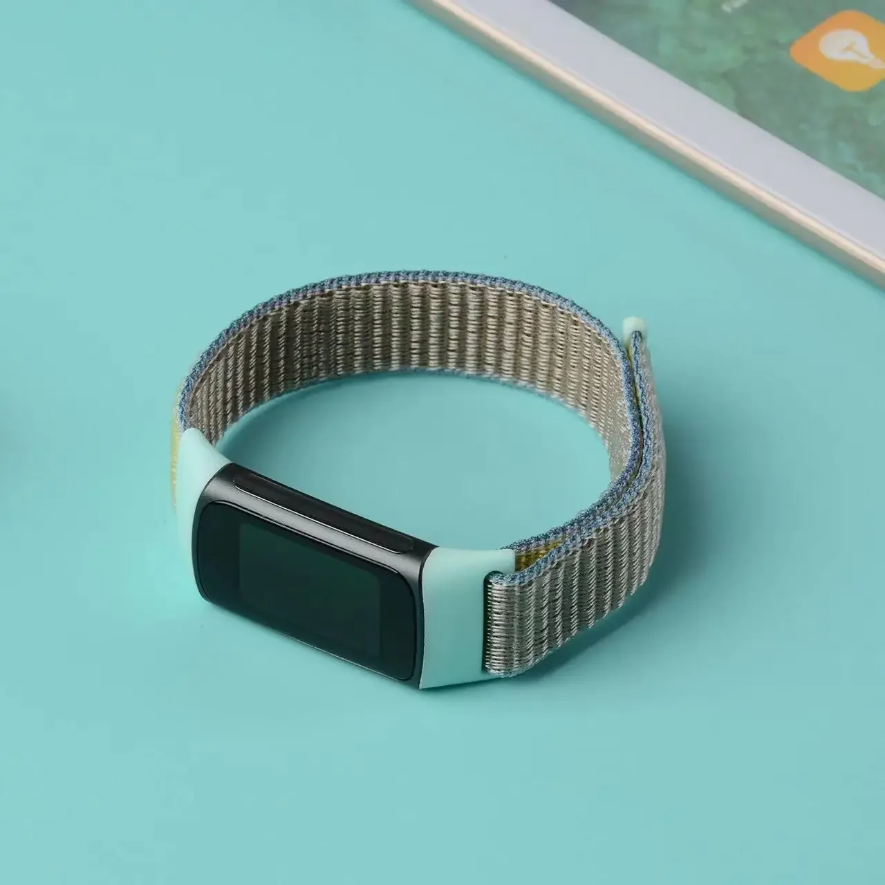 Breathable Soft Nylon Loop Strap - Comfortable Sports Wristband for Fitness Trackers
