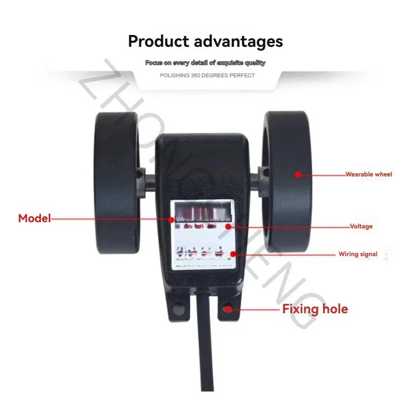 New Meter Counter Installation Spring Bracket Roller High-precision Meter Counte