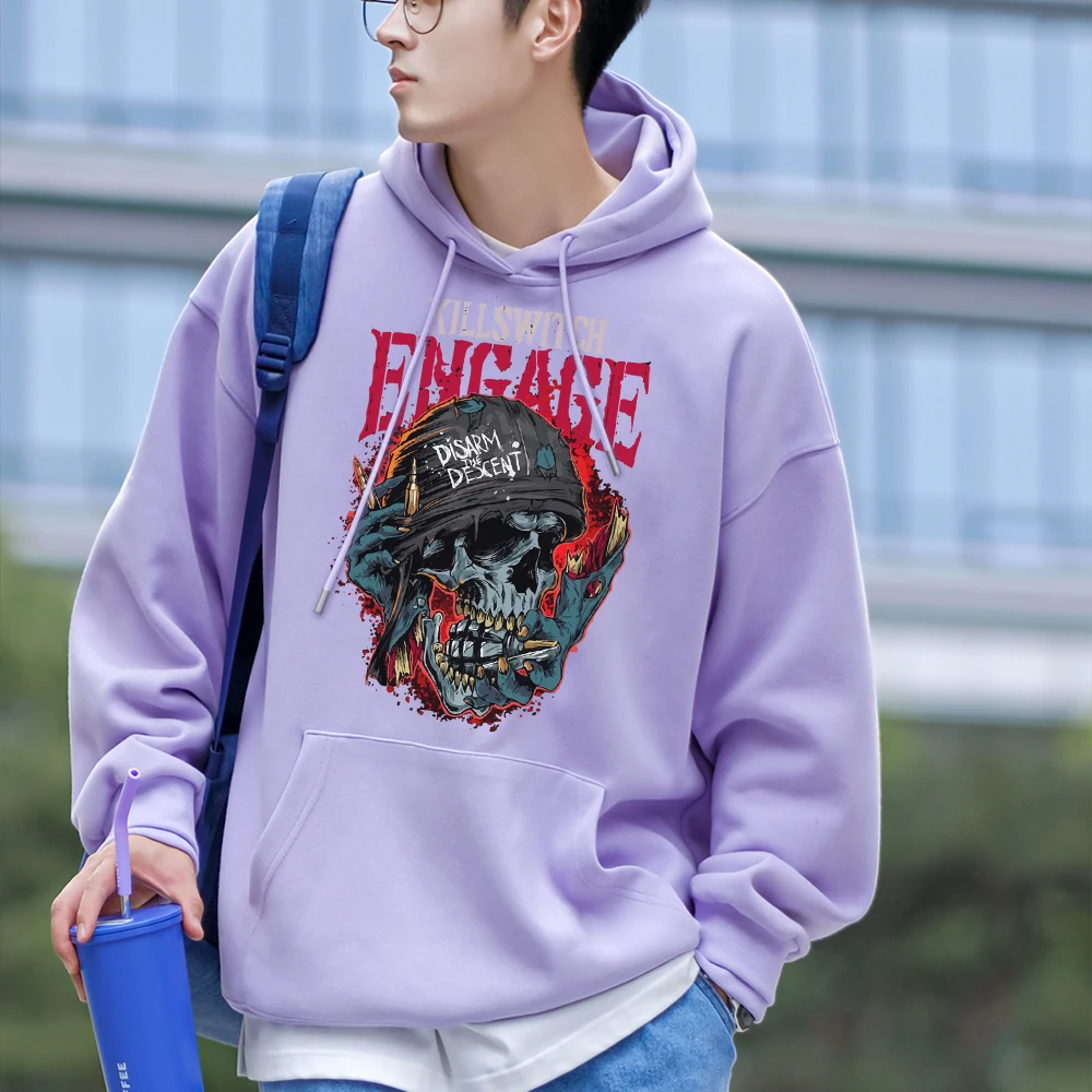 

Life And Death Battle Cotton Mens Hoodies Loose Warm Pullover Sports Casual Sweatshirts Quality Comfortable Man Sweatershirts