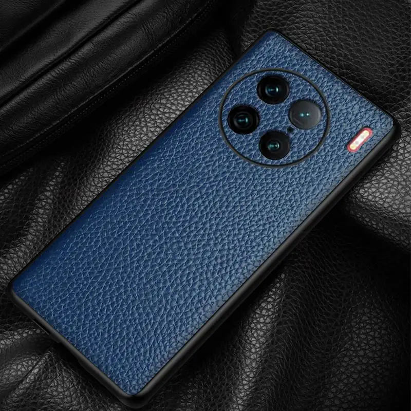 Custodia Per Telefono In Vera Pelle Per Vivo X90 Pro Plus 5G Cover Ultra Sottile Per Vivo X90 Pro Cover Antiurto Per Vivo X90 Fundas