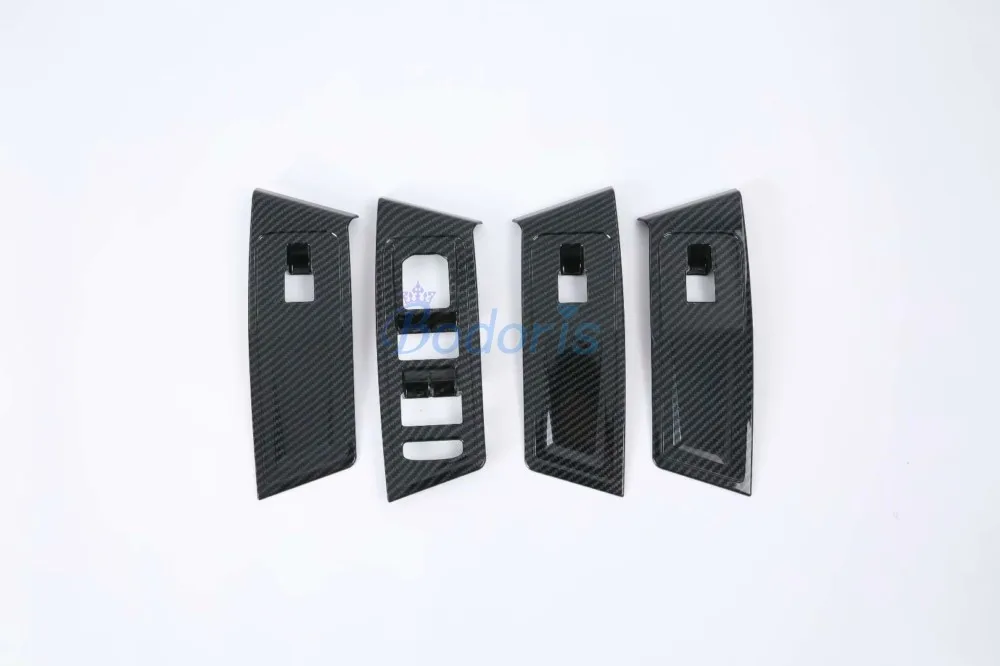 Car Interior Door Armrest Cover Window Lift Protective Trim For Volkswagen Vw T-Roc Troc 2018 2019 2020 Auto Accessories