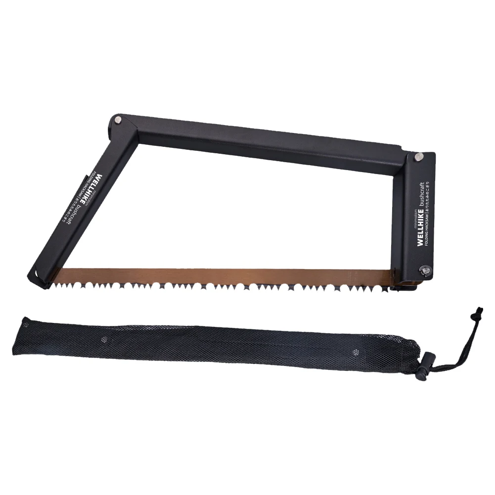Folding Saw with Storage Bag Cutting Tree Hand Saw Aluminum Alloy Multifunctional Handsaw Outdoor Hiking Survival Tools 2