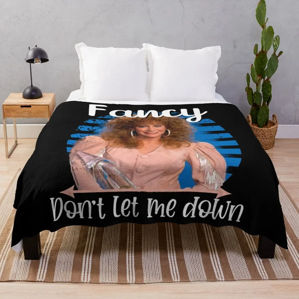 

fancy funny Reba cute country music Hair Reba mcentire Throw Blanket For Sofa Sofa Blanket Picnic Blanket Winter bed blankets