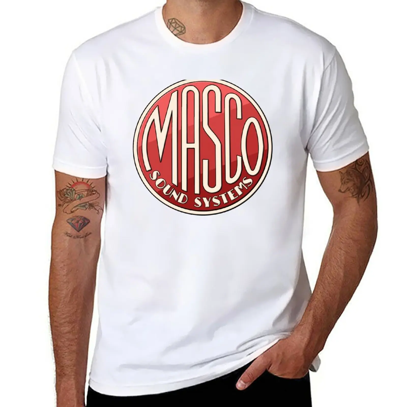 

Vintage Masco Logo T-Shirt anime clothes new edition aesthetic clothes t shirts for men