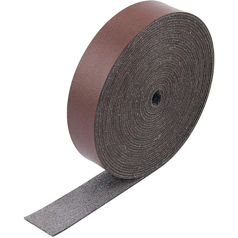 196 Inch Soft Leather Strap Strips 3/4 Inch Wide Leather Strap Belt Full Grain Cord Wrap DIY Crafts Projects