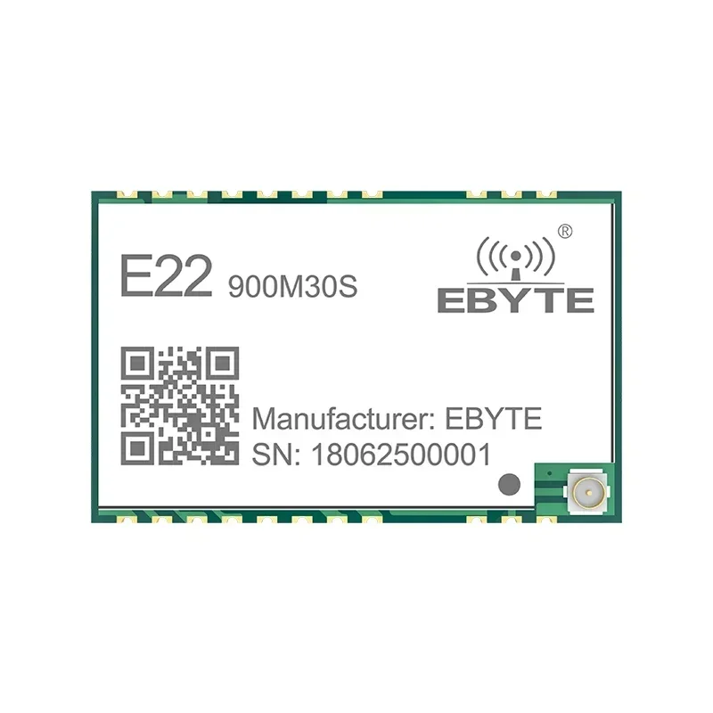 Cojxu E22-900M30S LoRa 모듈, Sx1262, 30dBm, 1W, 고정밀 TCXO 무선 Rf 송신기, 리시버 LoRaWAN SPI, 868/915MHz
