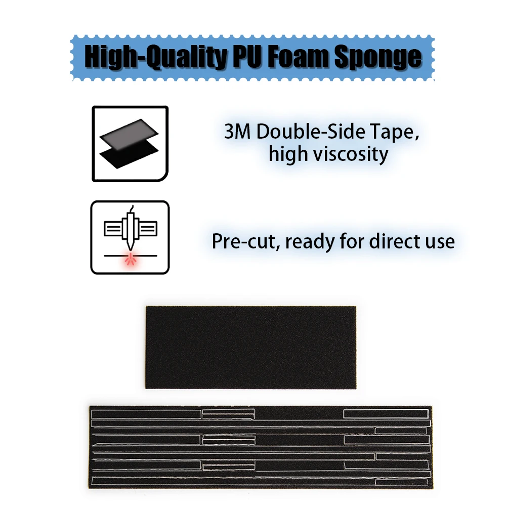 Light Leak Proof Sponge High Density Foam for Nikon F2 Light Proof Seal Foam Sponge Film Camera Repair Kits Accessories