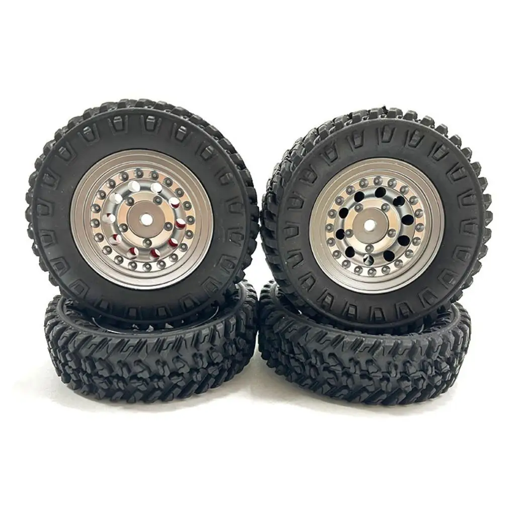 

4pcs 1 24 Wheel Rims Tyre RC Upgrade Part Plastic Wear-resistant Rc Wheel Rims Tyre For FMS FCX24 RC Car Part