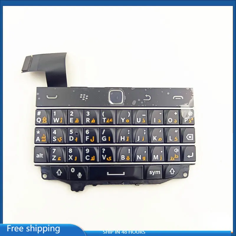 

For BlackBerry Classic Q20 Brand New Mobile Phone English And Arabic Keyboard Button With Flex Cable Replacement Parts
