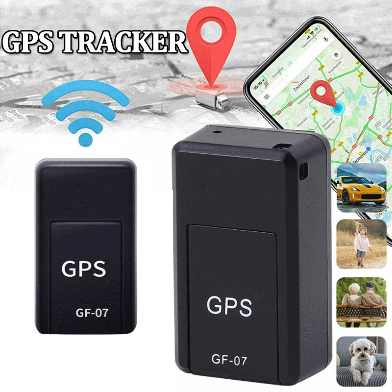 mini localizador GPS GF-07 magnético para niños ancianos mascotas coche  antirobo