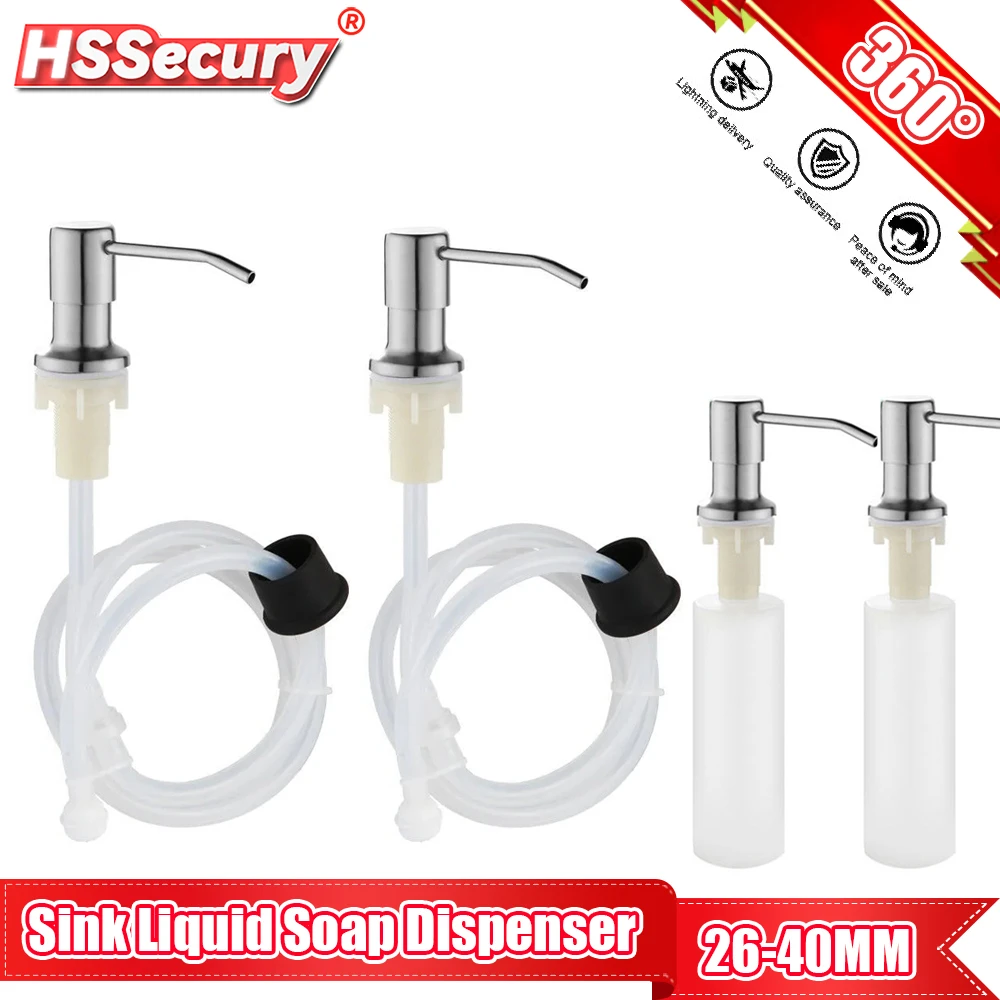 Stainless Steel Bathroom Accessories Soap Dispenser Pump Kitchen Sink Kitchen Aliexpress