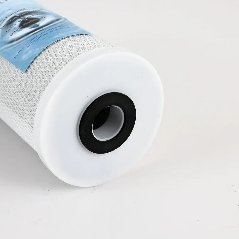 10inch CTO Filter Element Block Compression Sintered Activated Carbon Water Purifier Fittings Remove Residual Chlorine Odor