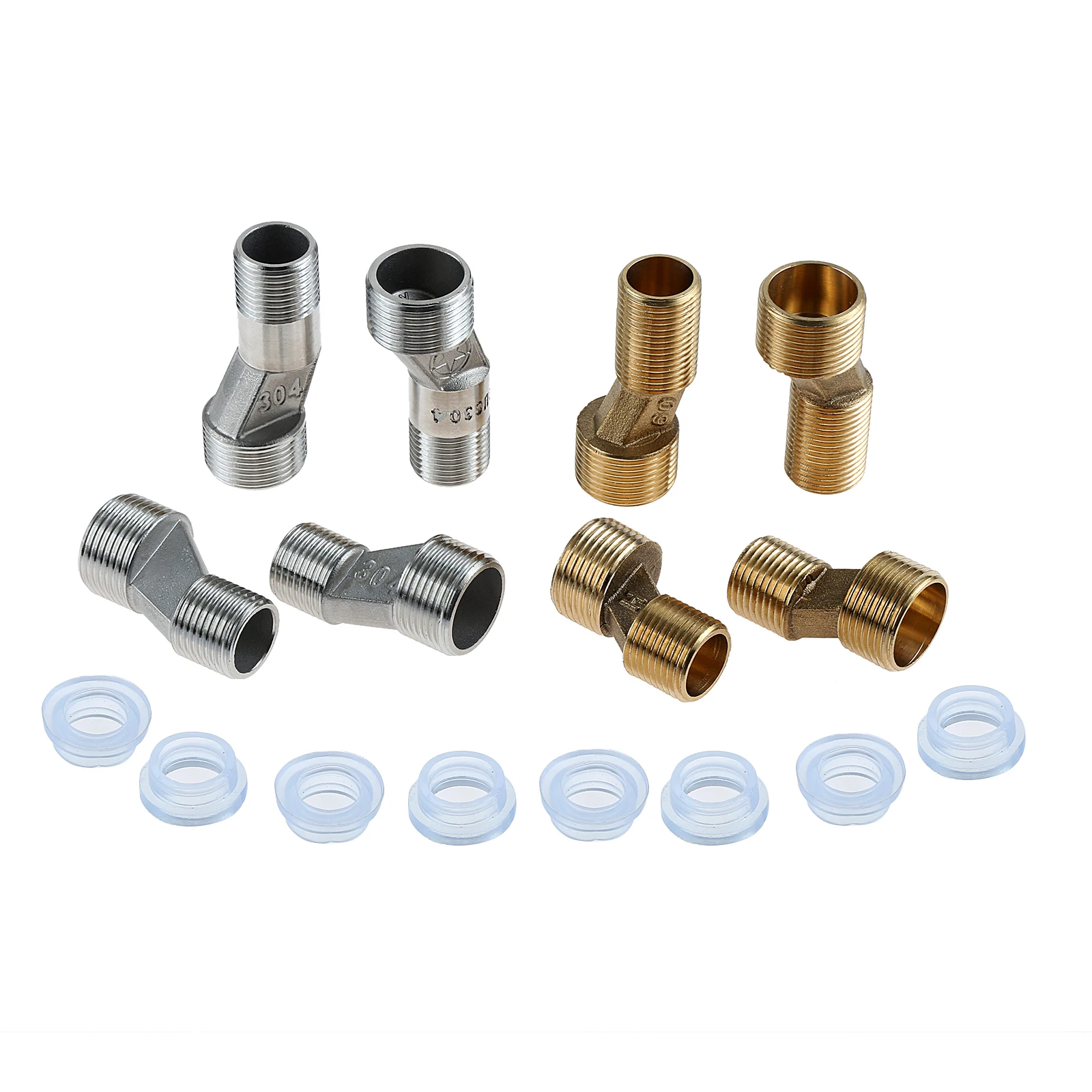adaptador ajustavel latao substituicao valvula de angulo 04