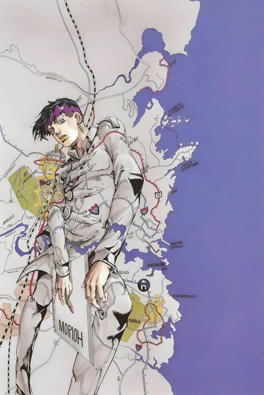 Vivid Japanese Anime Canvas Art - JoJo's Bizarre Adventure Poster