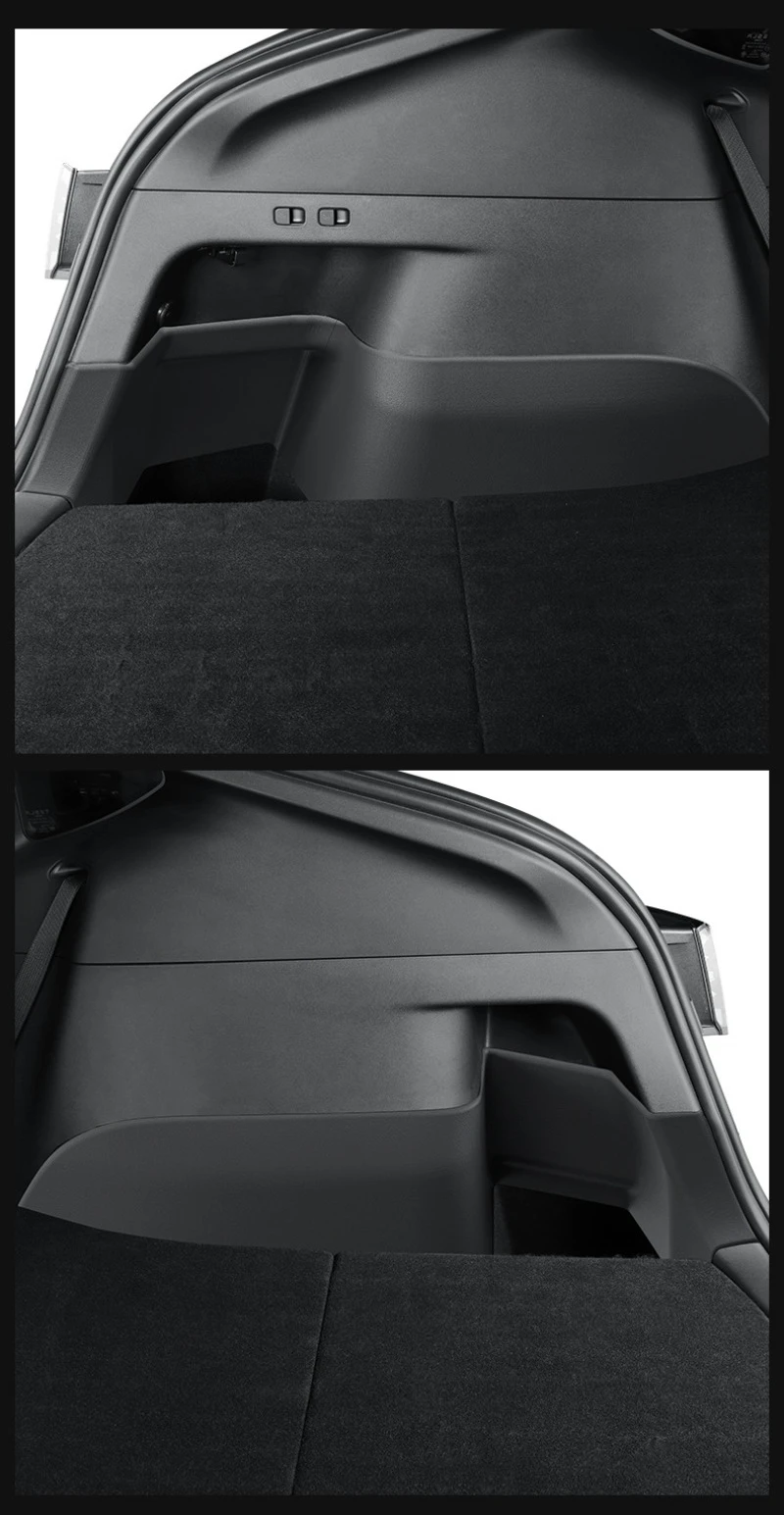 Car Trunk Guard for Tesla Model Y TPE Tail Box Side Fully Wrapped Protective Pan