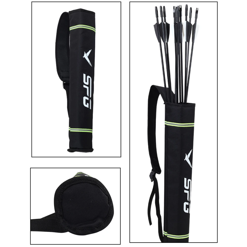 Archer Arrow Quiver Holder Carrying Bags With Reflective Strip Hanging