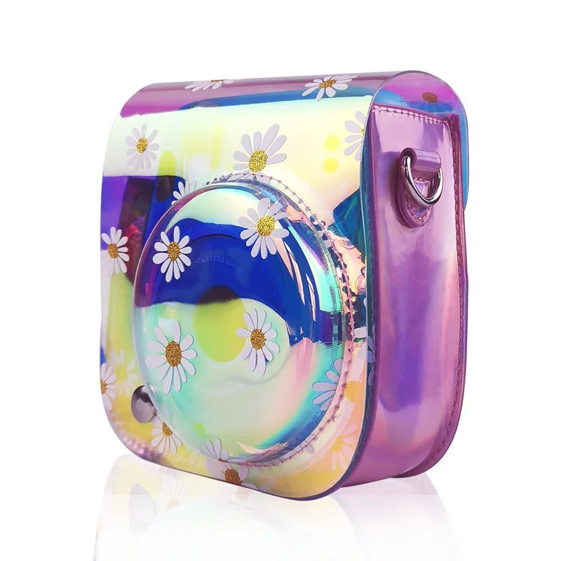 waterproof camera bag Shoulder Camera Protective Case Colorful Patterns Leather Camera Bag For Fujifilm Instax Polaroid Mini11 Mini 11 Case Handbags camera backpack for women