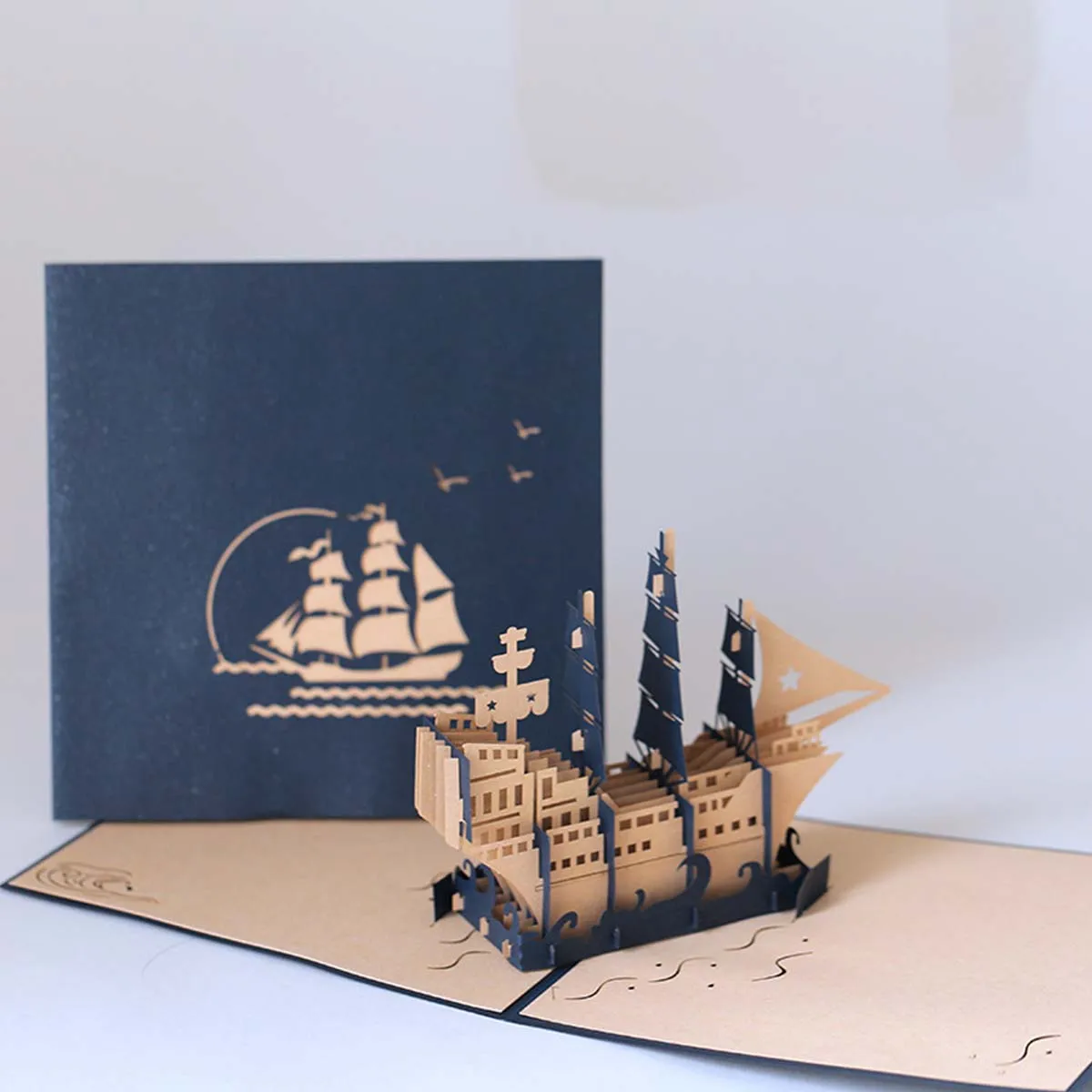 1pc Tanabata Greeting Card Three-dimensional Gift to Boyfriend and Girlfriend
