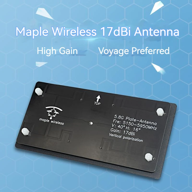 17dBi Maple 5.8GHz Plate FPV Antenna SIYI HM30 Digital Mapping Antenna AAT HD Tracking Teflon High Frequency Board Aviation Alum fpv drone antenna