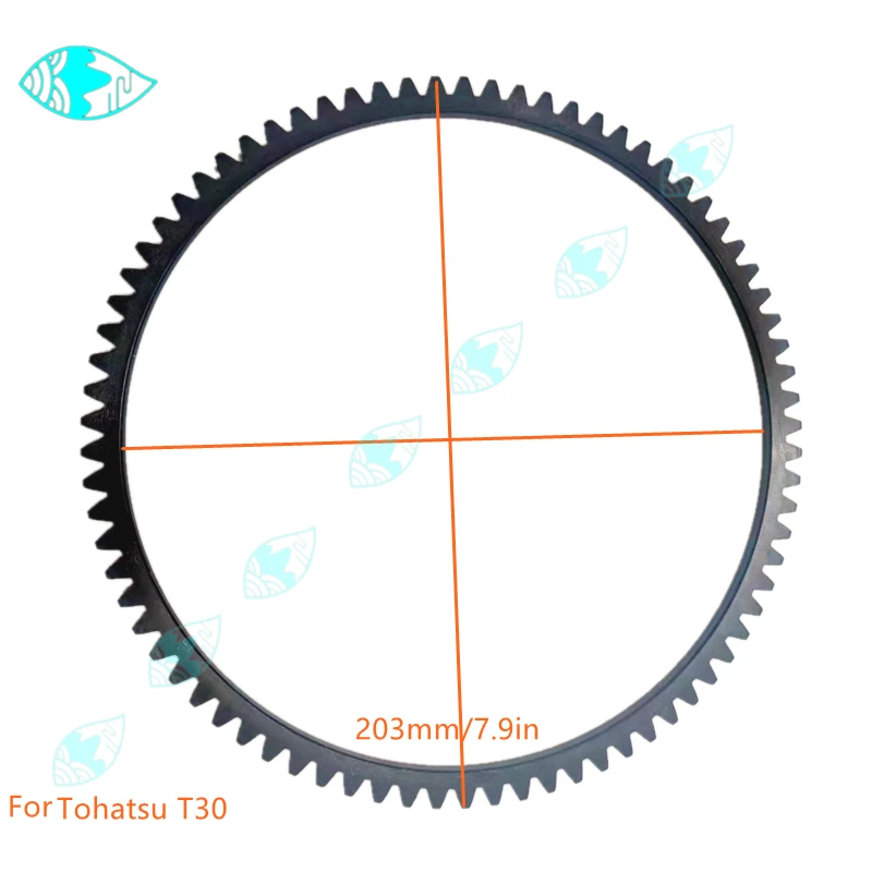 Yamaha 선외기 모터 T48/T40 Mercury F20 Tohatsu T30 Suzuki DT30/40 새로운 플라이휠 크라운 기어 링