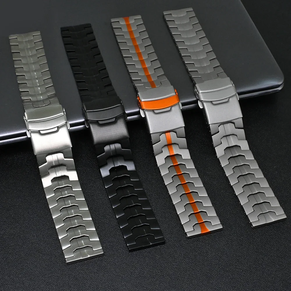 Luxury Titanium Curved End Bracelet