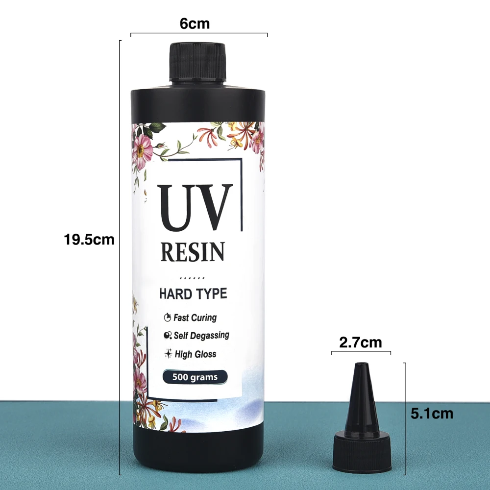 S2b64722baefc4de9b0b514464f214e49H 20g/50g/100g/200g/500g/1000g UV Epoxy Resin Glue DIY Jewelry Making High Transparency Fast Drying High Hardness Glue UV Lamp