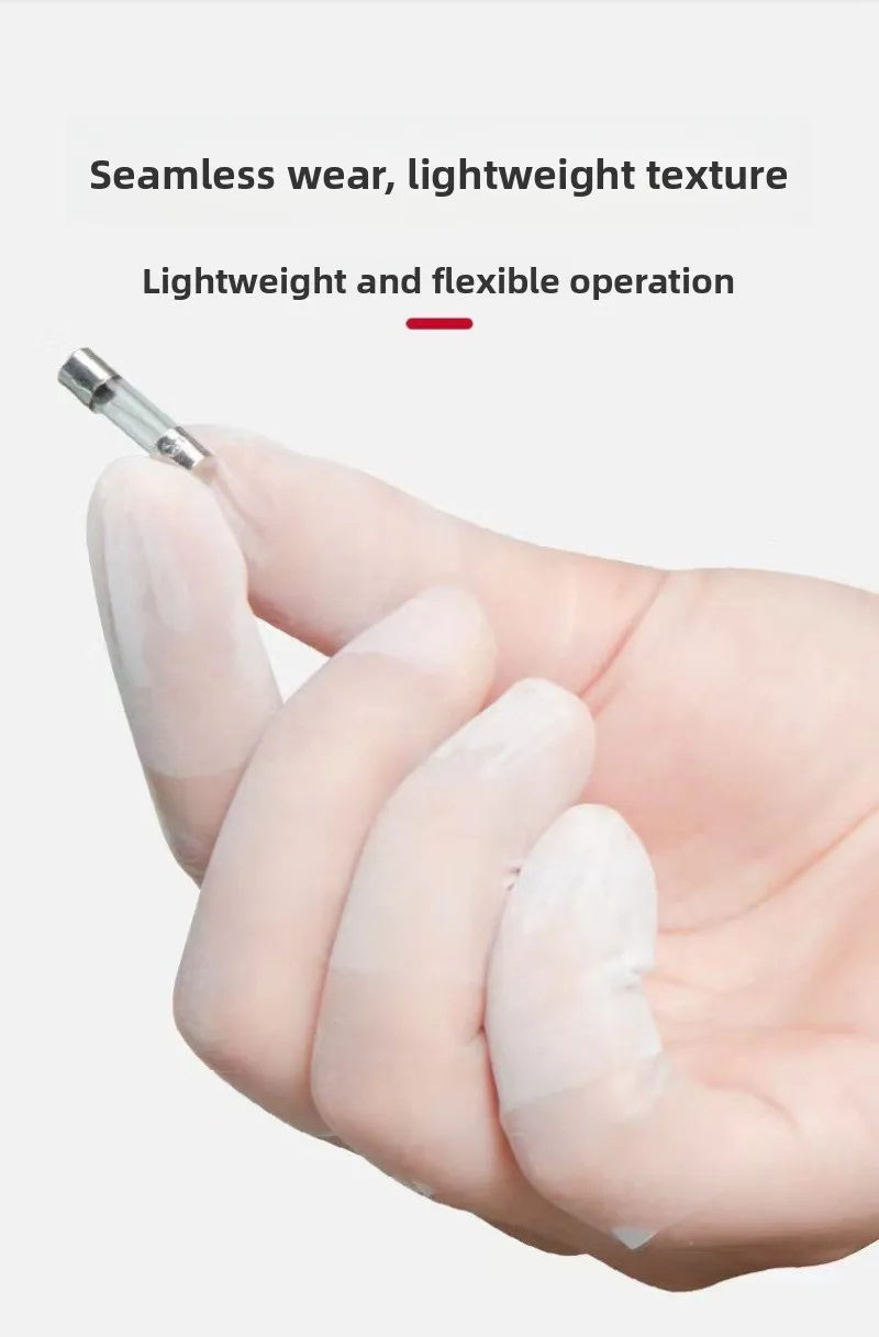 100/500Pcs Latex Incision Finger Cover Thin Transparent Disposable Non-slip Waterproof Finger Caps Anti-crack Work Protect