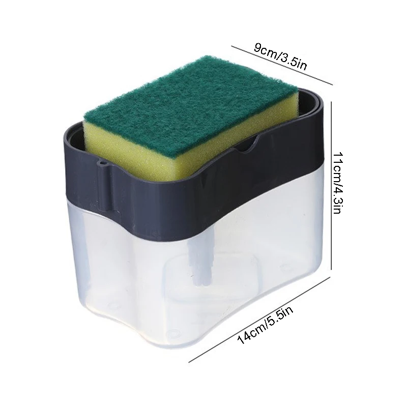 Press Type Liquid Outlet Box Scouring Pad Storage soap liquid box pressing soap liquid box soap dispenser
