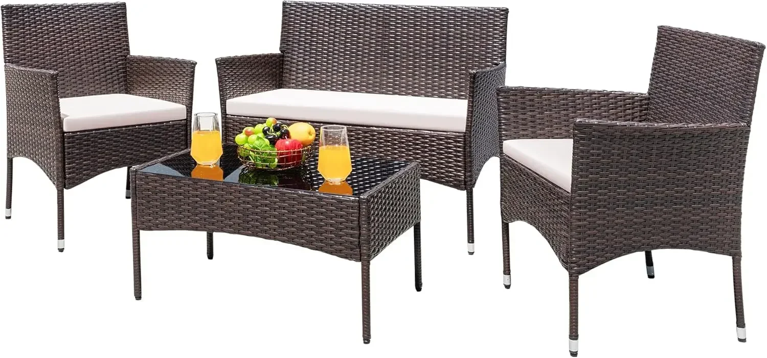 Patio Furniture 4 Pieces 1